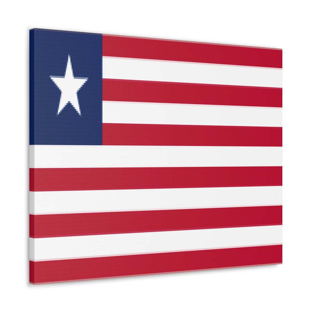 Liberia Country Flag Canvas Vibrant Wall Art Unframed Home Decor